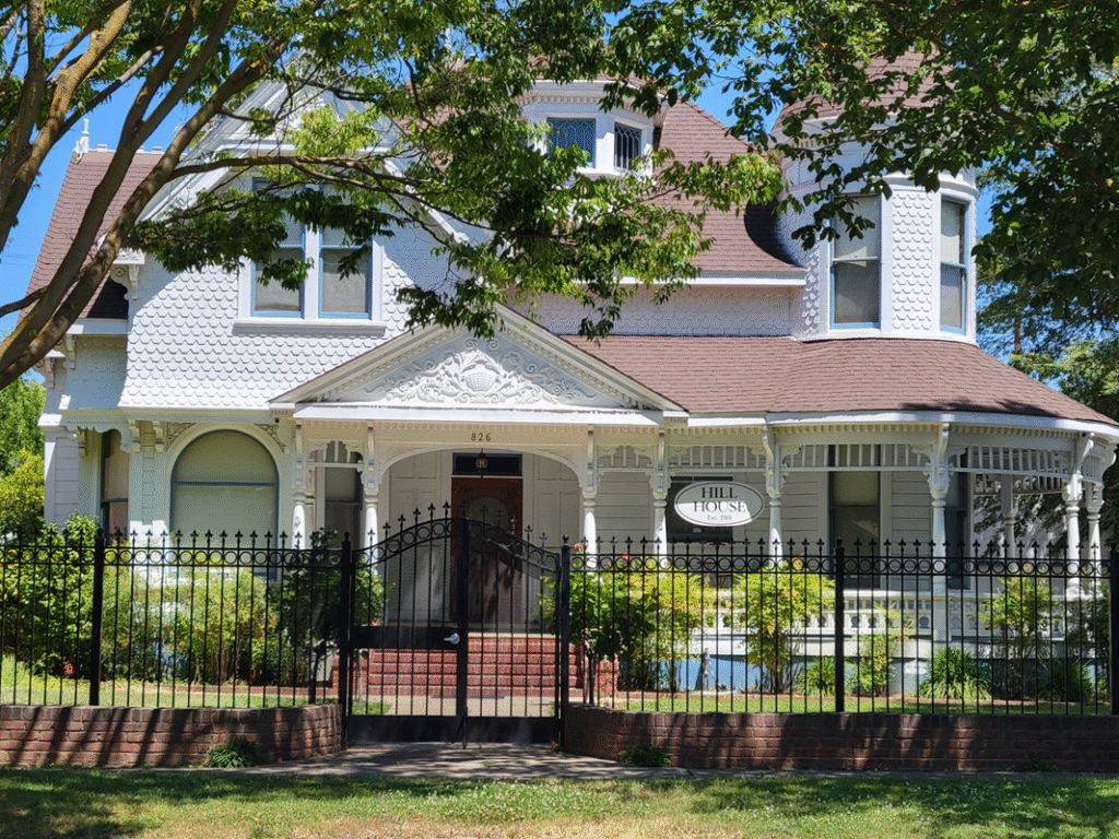 2 story old victorian style house