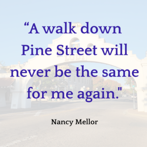 walk down Pine testimonial