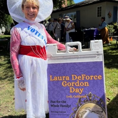 debbie rose at checkin table